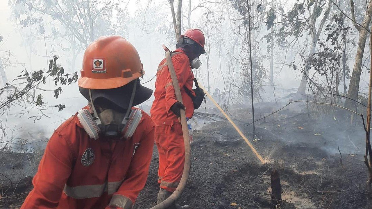 Pemerintah Perkuat Penanganan Karhutla Kalimantan dengan Ribuan Petugas dan Sumur Bor