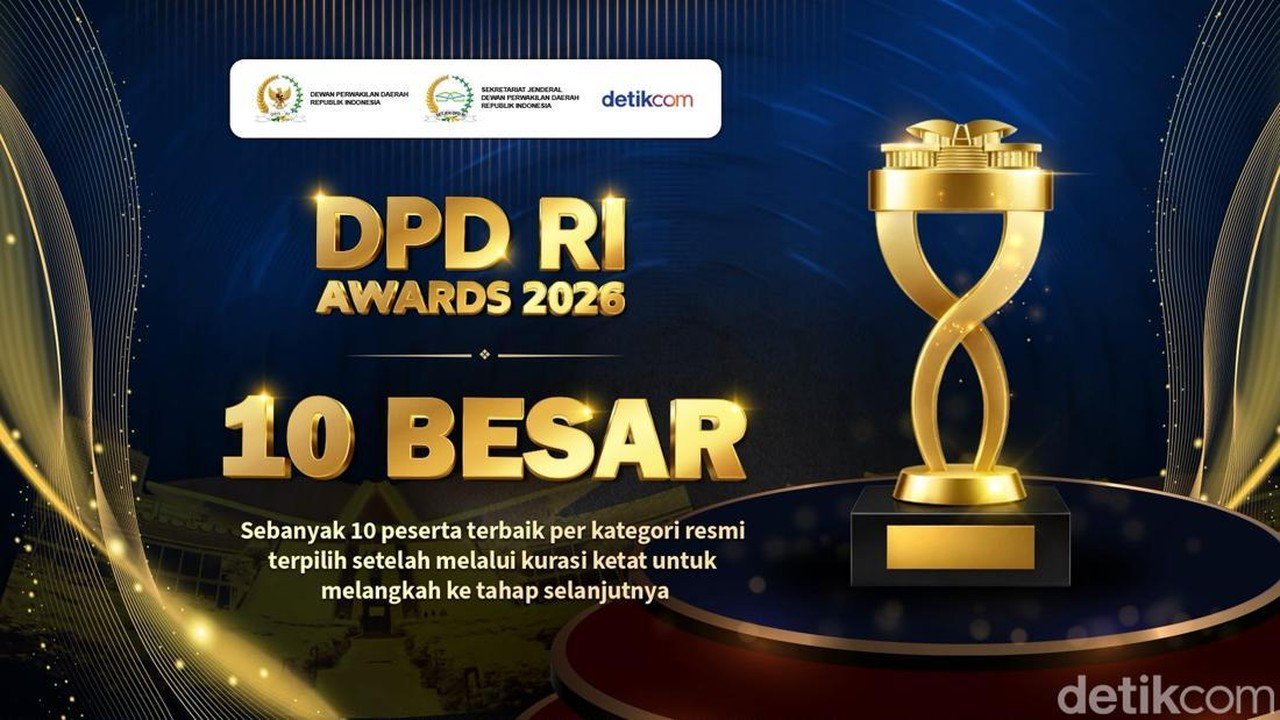 10 Besar Kandidat DPD RI Awards 2026 Terpilih, Ini Daftarnya