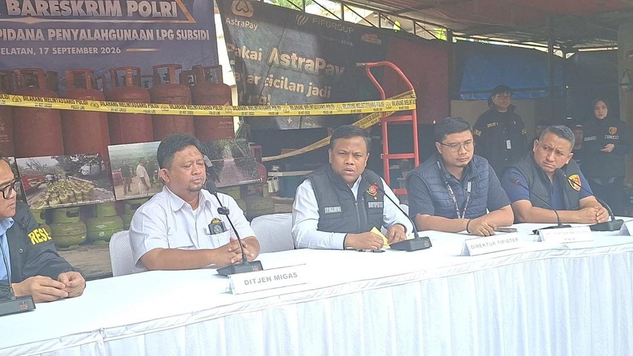 Bareskrim Polri Ungkap Jaringan Pengoplos Gas Subsidi di Tangerang Selatan