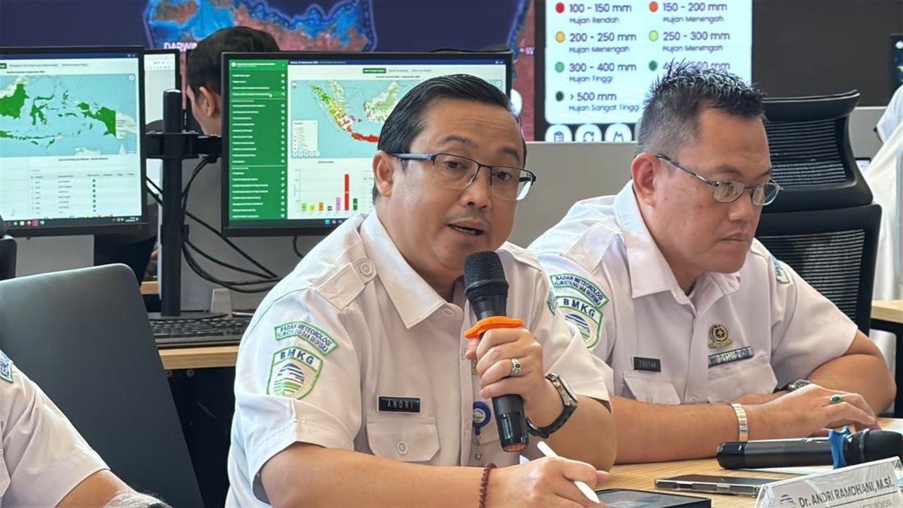 BMKG Pastikan Hujan Jabodetabek Akhir Pekan Lalu Berkat Modifikasi Cuaca
