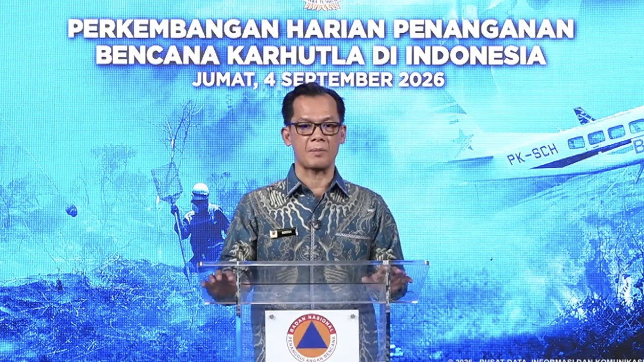 BNPB: Riau Terluas Terkena Karhutla, Upaya Pemadaman Terus Berlanjut