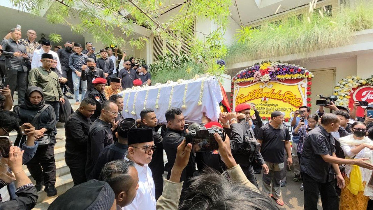 Guruh Soekarnoputra Dimakamkan di TPU Karet Bivak, Dekat Makam Ibunda Fatmawati