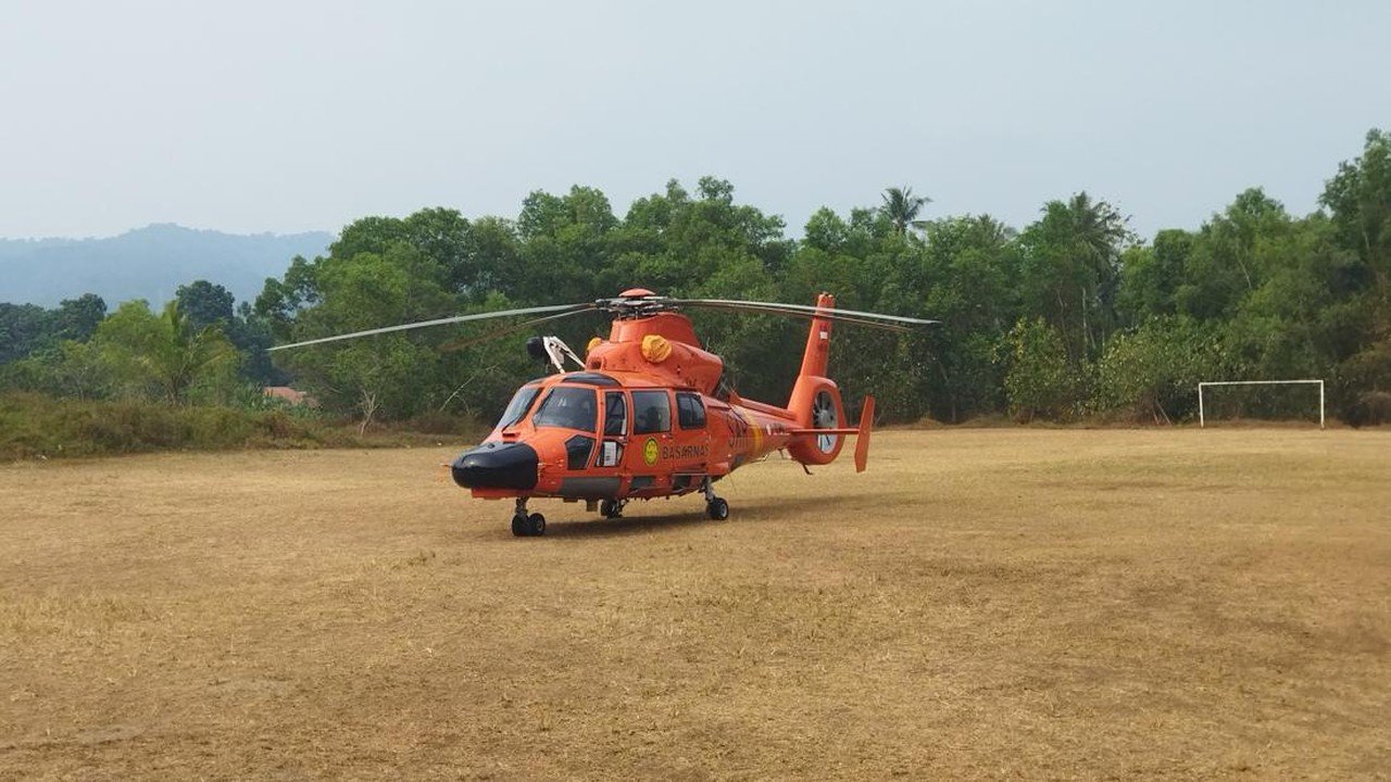 Helikopter Dikerahkan Hari Kelima Cari Jurnalis Hilang di Perairan Krakatau