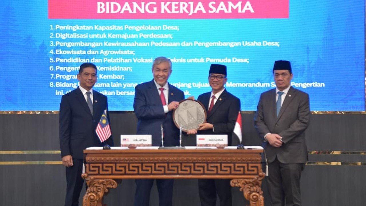 Indonesia dan Malaysia Perkuat Kerja Sama Pembangunan Kawasan Perdesaan