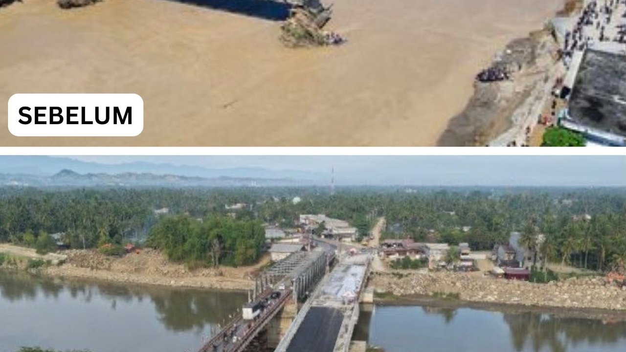 Jembatan Krueng Tingkeum Beroperasi Penuh, Konektivitas Aceh-Sumut Pulih