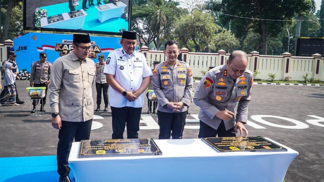 Kapolda Jabar Resmikan Gedung Baru dan Pastikan Penanganan Kamtibmas di Polres Bogor