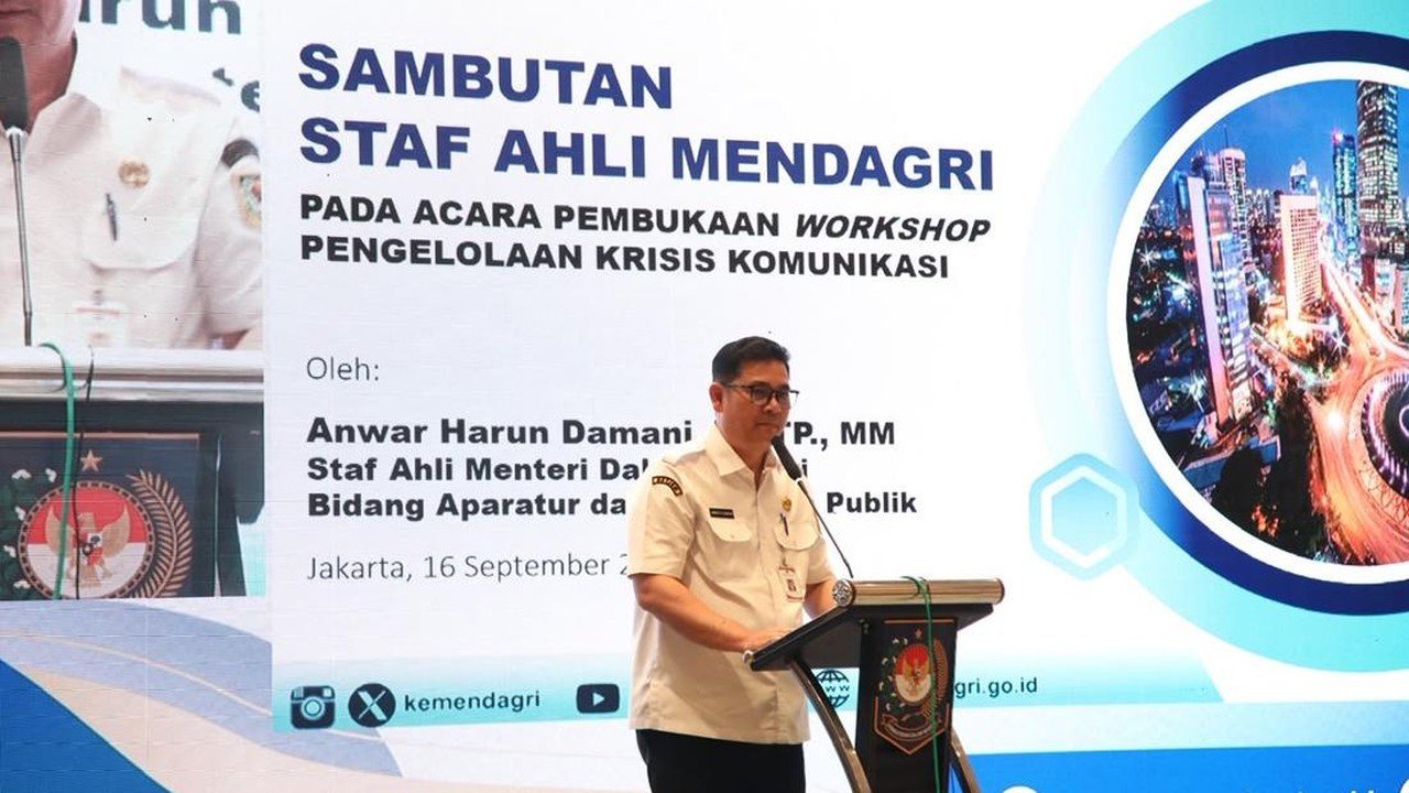 Kemendagri: Komunikasi Krisis Pemerintah Wajib Berbasis Data dan Cepat