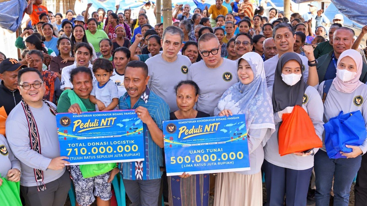 Kemenko Pangan dan Swasta Galang Dana Rp1,7 Miliar untuk Pemulihan NTT