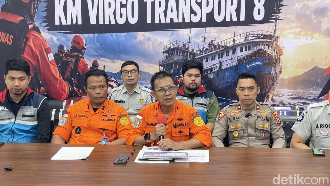 KM Virgo Terbawa Arus, 4 Jenazah Ditemukan di Bangkai Kapal, 71 Jiwa Belum Kembali