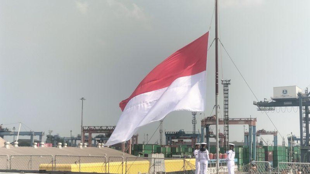 KRI Sriwijaya-100 Resmi Dikukuhkan, Gantikan Kapal Induk Italia