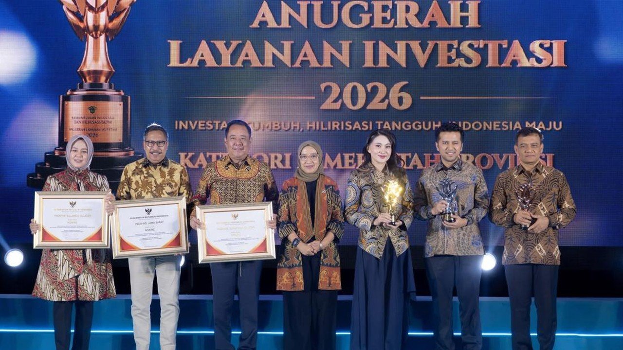 Maluku Utara Raih Anugerah Layanan Investasi Terbaik Nasional