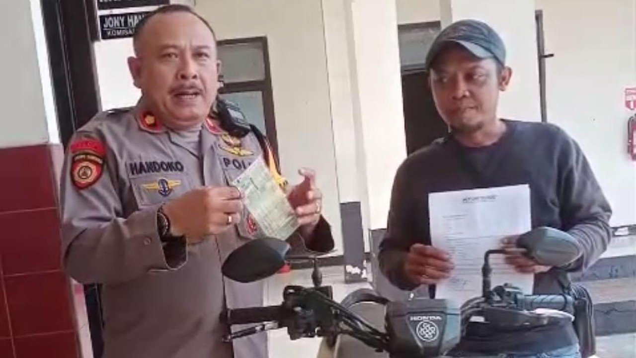Motor Hilang di Cibinong Ditemukan, Pelaku Kabur Saat Kendaraan Mogok
