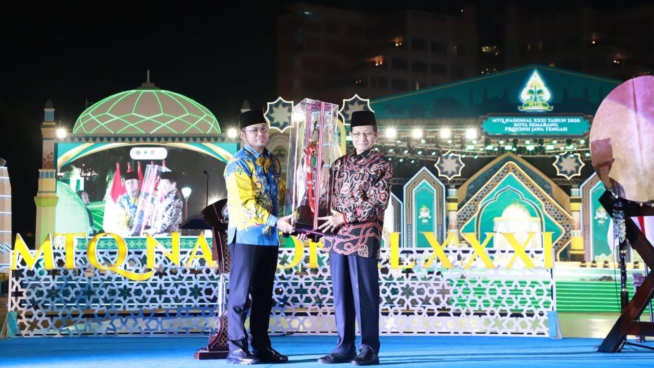 MTQ Nasional 2026 Tuntas, Kalimantan Timur Sabet Juara Umum dengan 288 Poin