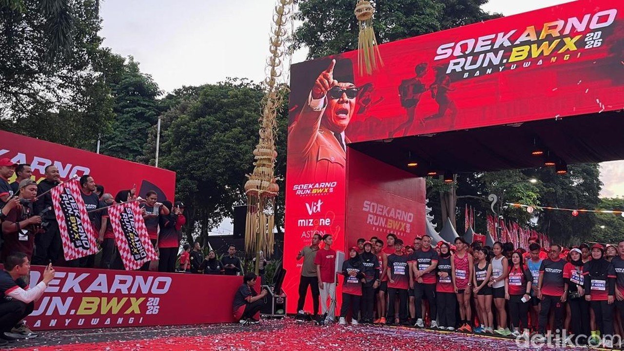 PDI Perjuangan Jatim Jadikan Soekarno Run Banyuwangi Agenda Tahunan untuk Dongkrak Pariwisata dan Ekonomi Lokal