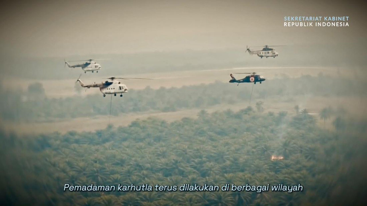 Pemerintah Kerahkan Ratusan Pesawat dan Ribuan Personel untuk Atasi Karhutla
