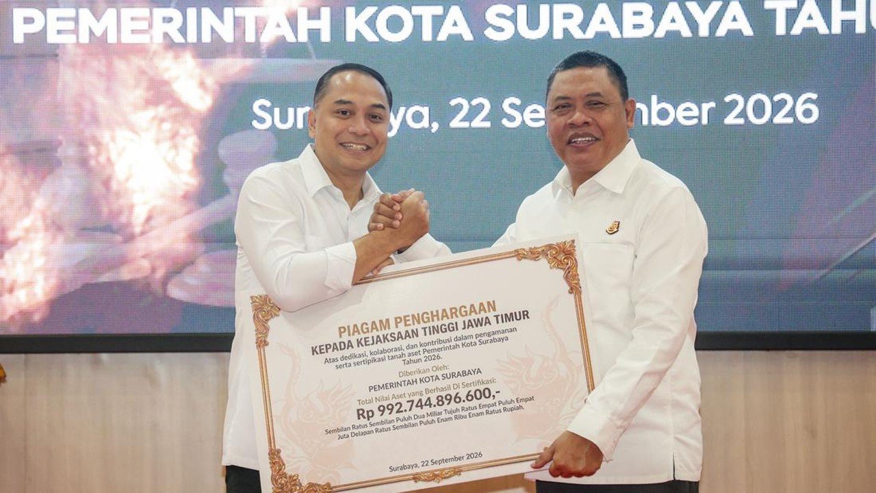 Pemkot Surabaya Raih Sertifikasi Aset Hampir Rp 1 Triliun Berkat Kolaborasi