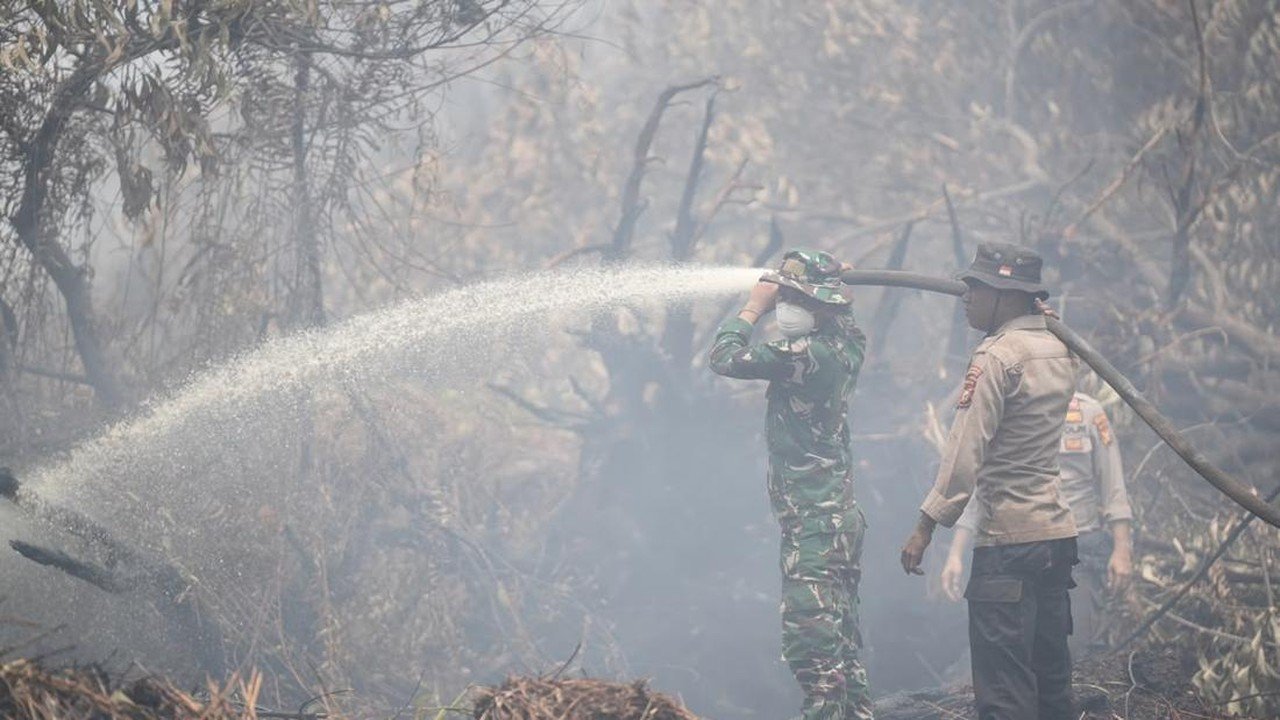 Polda Riau Ungkap 60 Kasus Karhutla, 63 Tersangka Ditetapkan