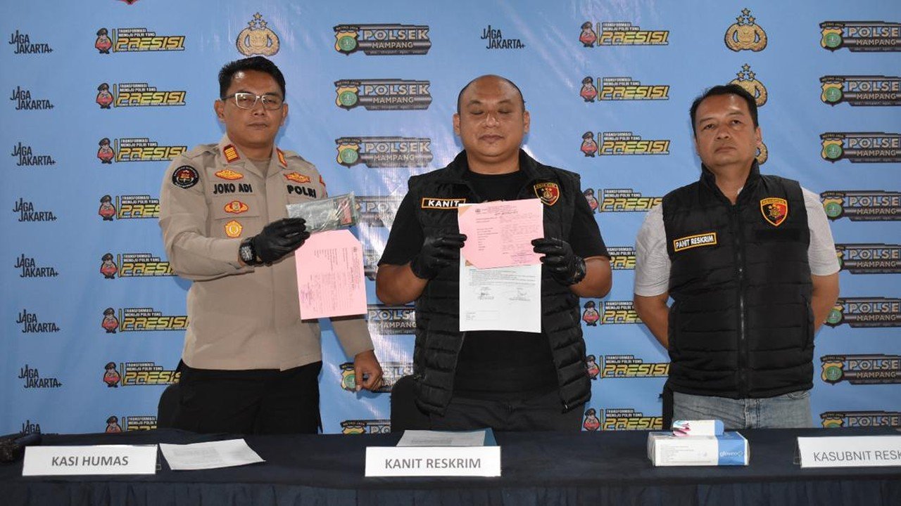 Polisi Amankan Pengedar Sabu di Mampang, Sita 5 Paket Barang Bukti