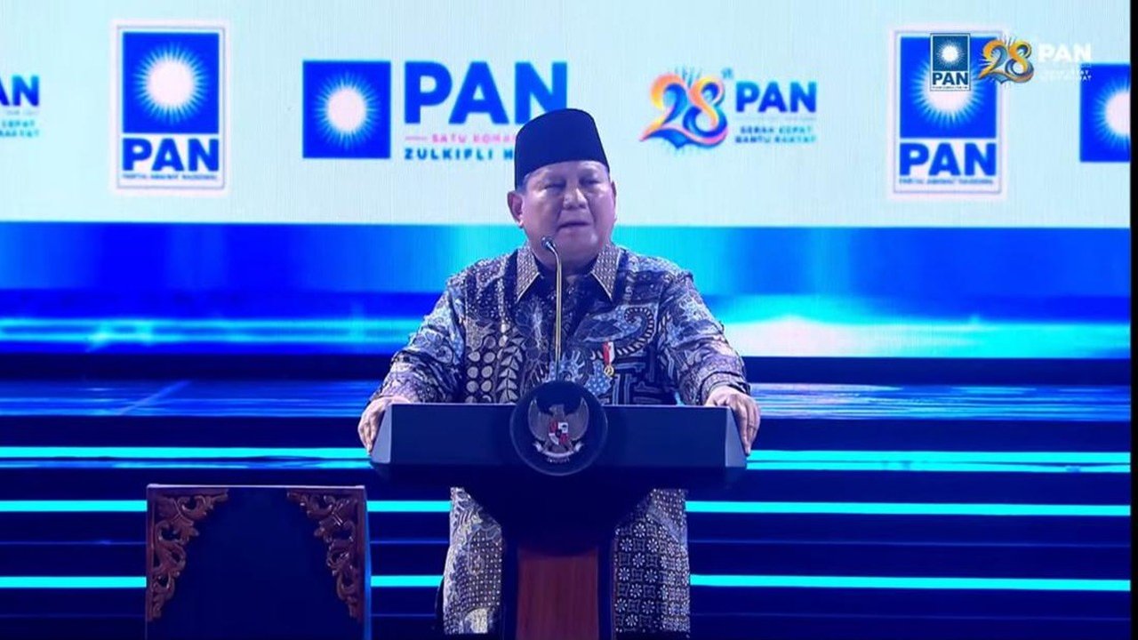 Prabowo Minta Kader PAN Panggil 'Bang' atau 'Kang', Bukan 'Mbah'