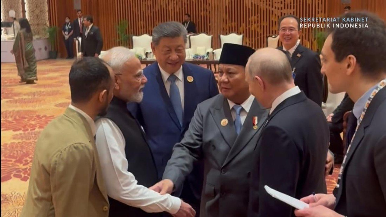 Prabowo Puji Kepemimpinan PM India Modi di KTT BRICS