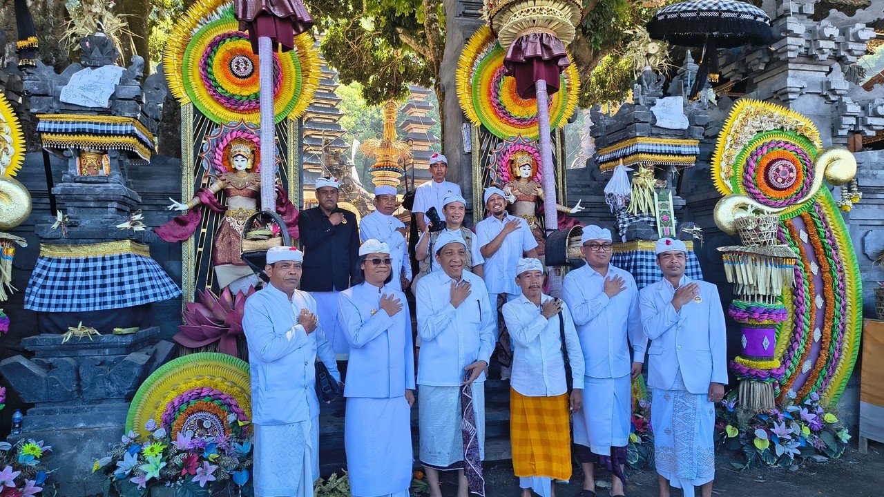 Sekjen Kemenbud Hadiri Upacara Tawur Agung Manca Wali Krama di Bali, Tekankan Pelestarian Budaya
