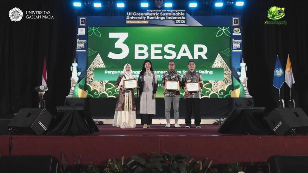 UMY Mengukuhkan Diri sebagai Kampus Berkelanjutan, Raih Peringkat 12 Nasional UI GreenMetric