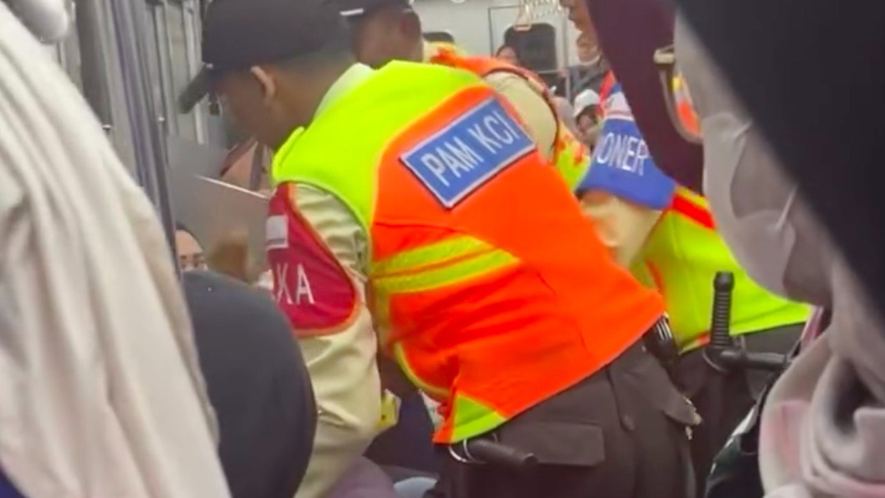 Wanita Penghirup Kamper Kembali Naik KRL, Petugas Langsung Amankan