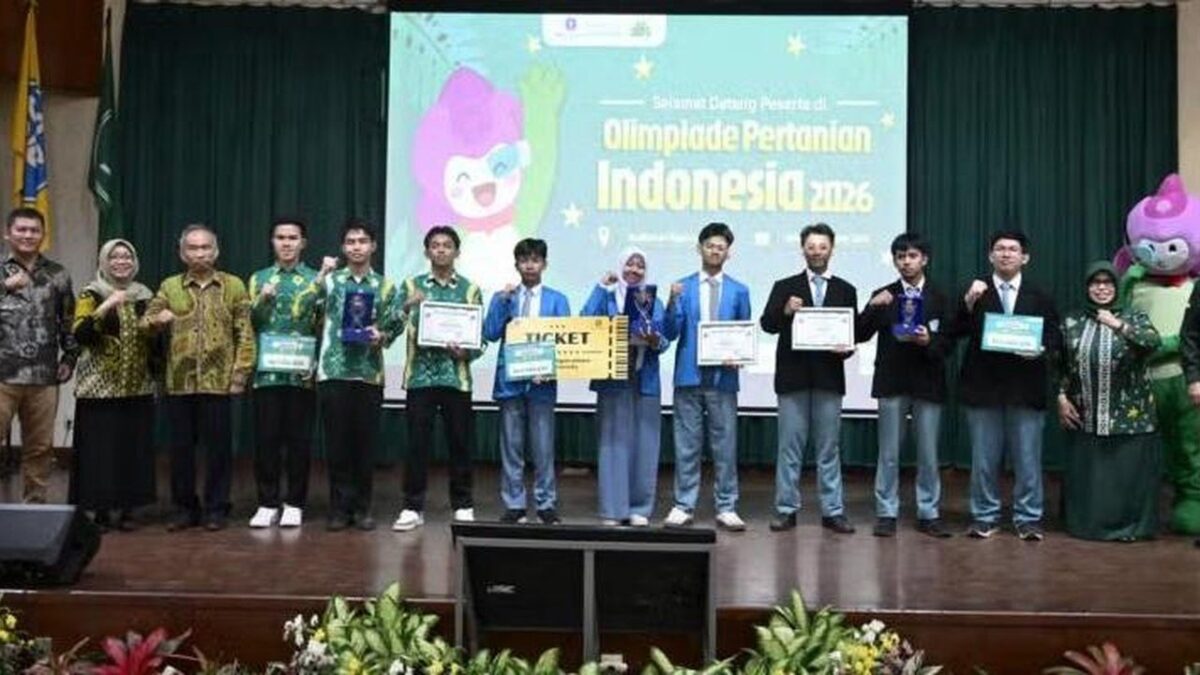 11 Siswa Raih Golden Ticket IPB Lewat Olimpiade Pertanian Indonesia 2026