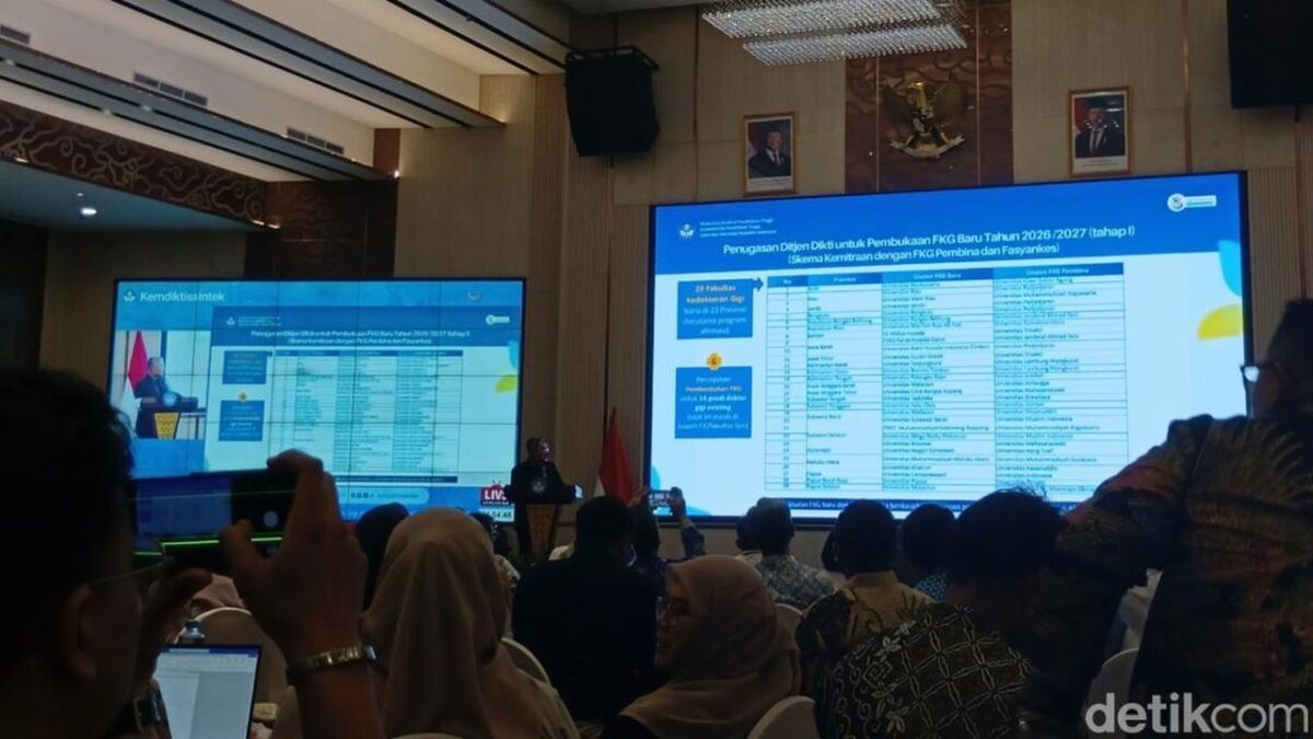 29 Perguruan Tinggi Siap Buka Fakultas Kedokteran Gigi Mulai 2026/2027